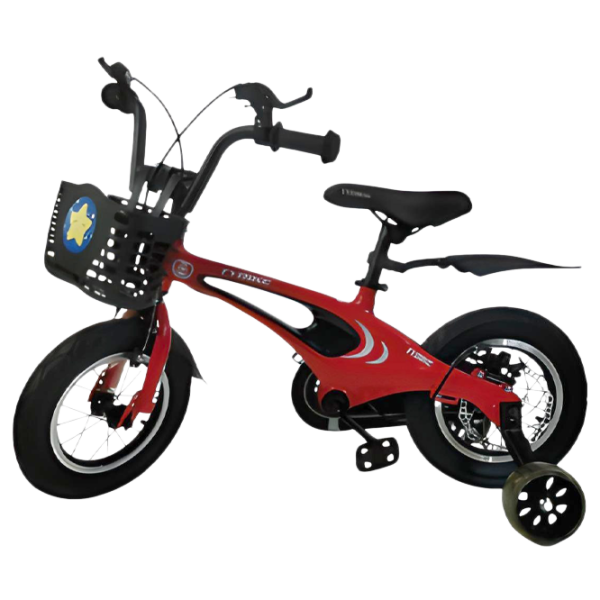 Bicicletă TyBike BK-1 Spoke 12" 14" Aliaj de magneziu/ Red Black photo 1
