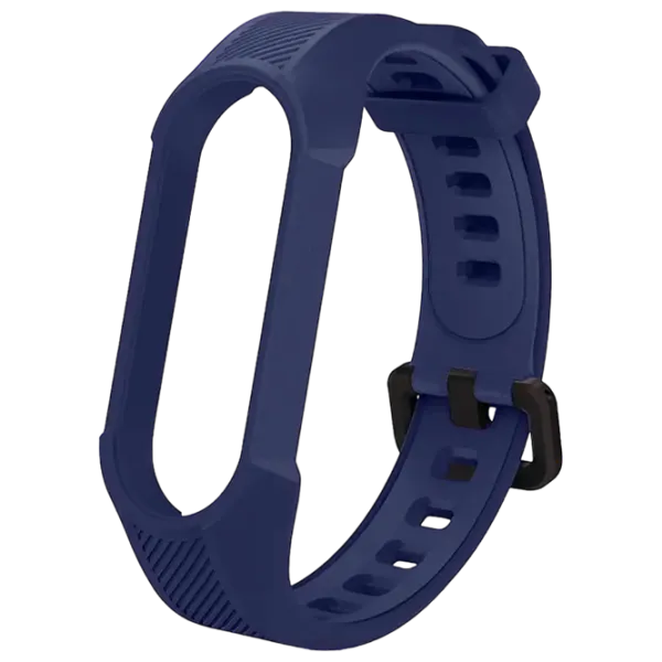 Ремень Mi Band 5 Opaska Силикон/ Синий Navy photo 1