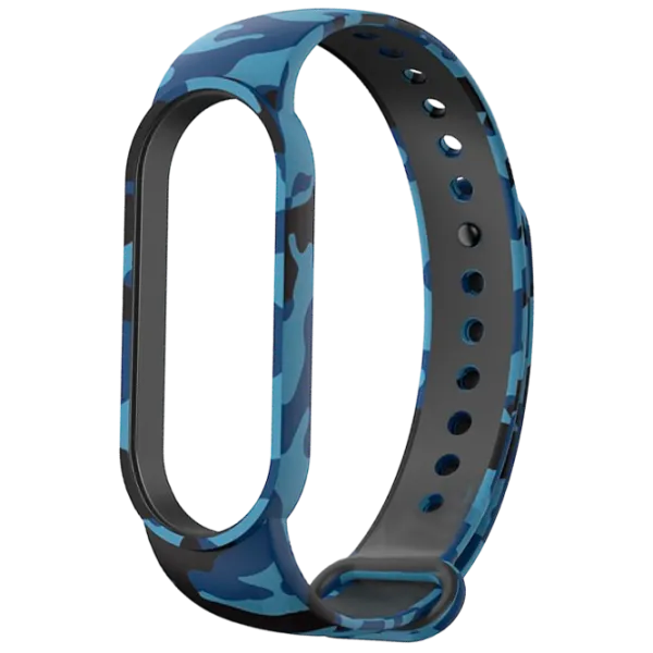 Curelușă Mi Band 5 Silicon/ Blue Como photo 1