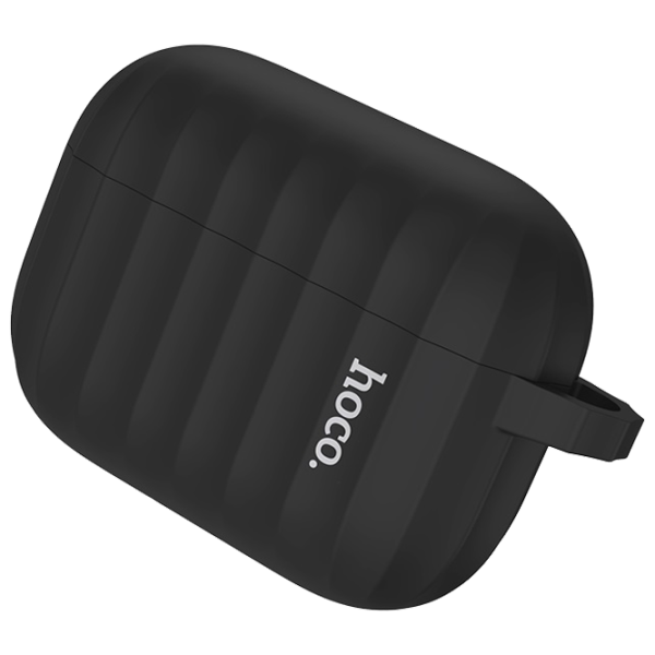 Husă pentru căști Apple AirPods Pro (WB20 Fenix) Hoco/ Silicon/ Black photo 1