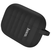 Чехол для наушников Apple AirPods Pro (WB20 Fenix) Hoco/ Силикон/ Черный