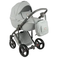 Детская коляска Adamex Luciano Delux Q101/ Светло-серый