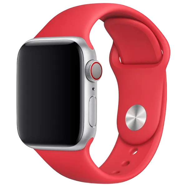 Ремень Apple Watch M/ S Силикон/ 42/ 44 мм/ Красный photo 1