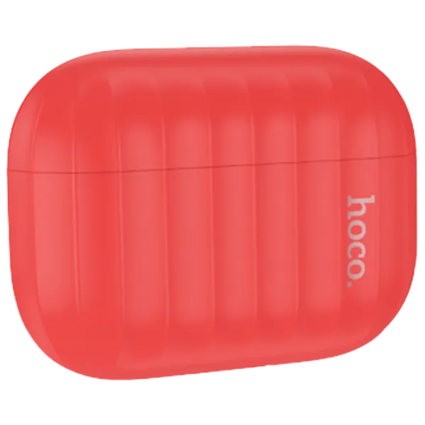 Husă pentru căști Apple Airpods Pro 2 (WB23 Harmonious) Hoco/ Silicon/ Red photo 1