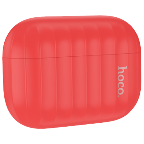 Husă pentru căști Apple Airpods Pro 2 (WB23 Harmonious) Hoco/ Silicon/ Red photo 1
