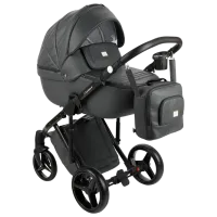 Детская коляска Adamex Luciano Delux Q103/ Черный