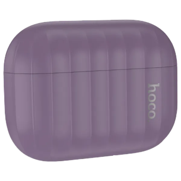 Husă pentru căști Apple Airpods Pro 2 (WB23 Harmonious) Hoco/ Silicon/ Purple photo 1