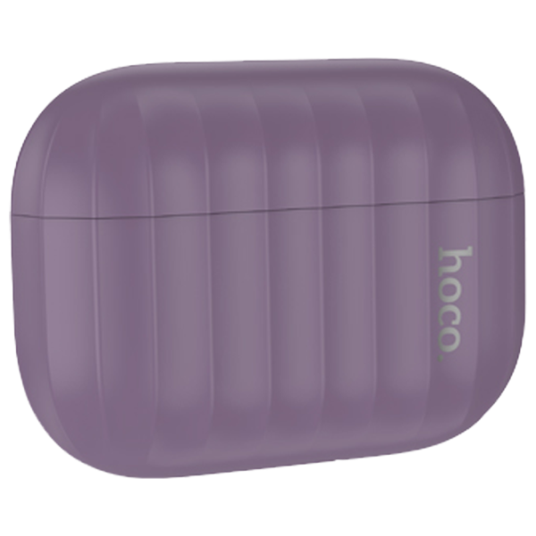Husă pentru căști Apple Airpods Pro 2 (WB23 Harmonious) Hoco/ Silicon/ Purple photo 1