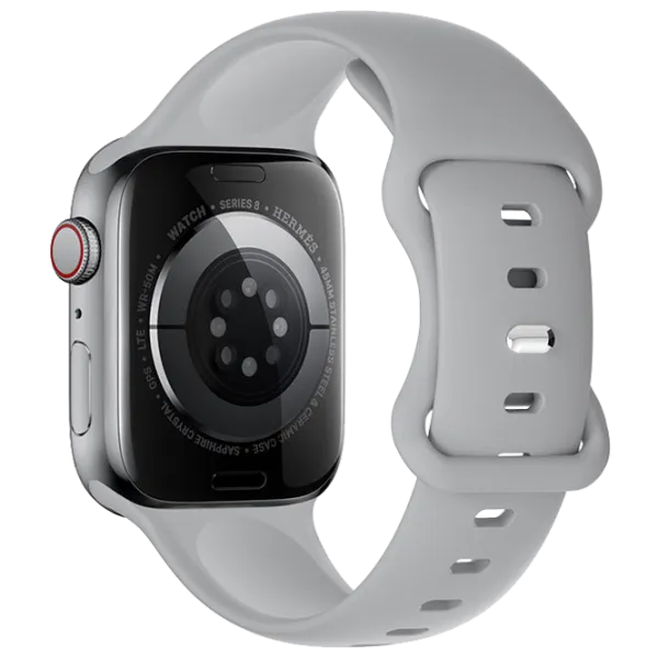 Ремешок Apple Watch iWatch WA15 Flexible Силикон/
42, 44, 45, 49 мм / Серый  photo 1