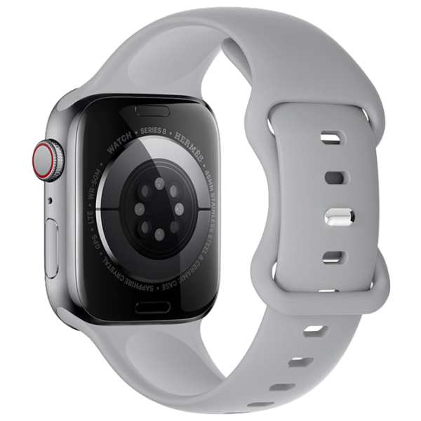 Ремешок Apple Watch iWatch WA15 Flexible Силикон/
42, 44, 45, 49 мм / Серый  photo 1