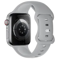 Ремешок Apple Watch iWatch WA15 Flexible Силикон/
42, 44, 45, 49 мм / Серый 