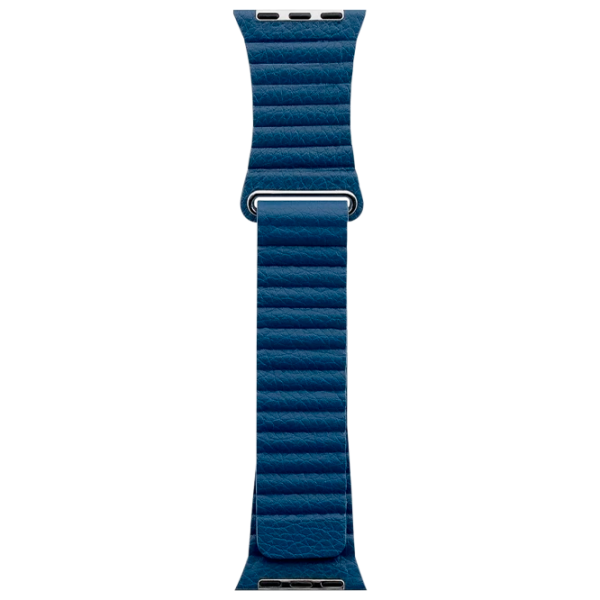 Curelușă Apple Watch Elegant Loop Piele/ 38, 40 mm/ Blue Cape Cod photo 1