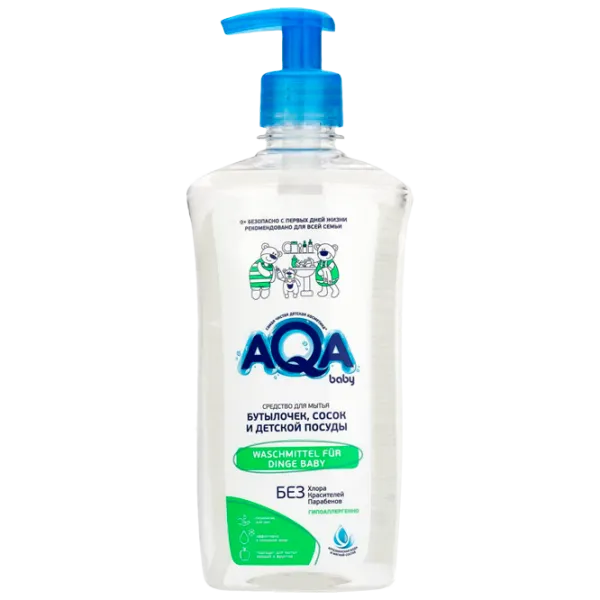 Средство для детской посуды AQA Baby 218153 для удаления грязи photo 1