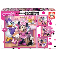 Пазл 2D Trefl Счастливая Минни 8+/ Количество деталей: 73