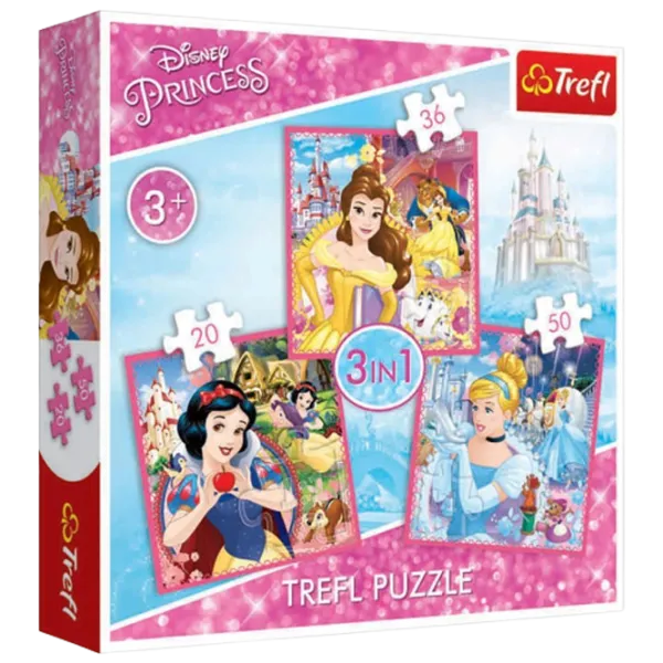 Пазл 2D Trefl Волшебный мир принцесс 3+/ Количество деталей: 106 photo 1 Пазл 2D Trefl Волшебный мир принцесс 3+/ Количество деталей: 106 photo 1