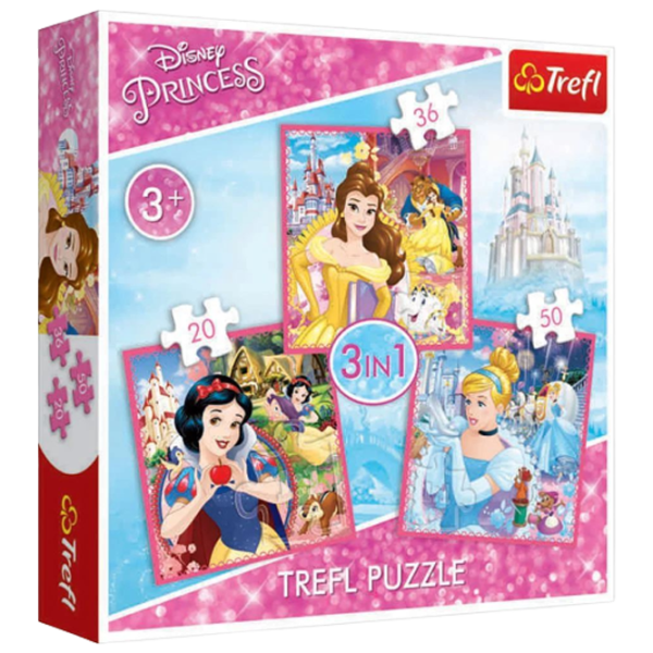 Пазл 2D Trefl Волшебный мир принцесс 3+/ Количество деталей: 106 photo 1 Пазл 2D Trefl Волшебный мир принцесс 3+/ Количество деталей: 106 photo 1