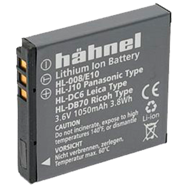 Аккумулятор для фотоаппарата Hahnel HL-008/ Е10 Li-Ion/ 1050 мАч photo 1