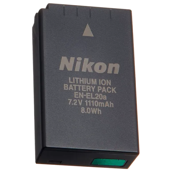 Acumulator pentru cameră foto Nikon EN-EL20a Li-Ion/ 1110 mAh photo 1