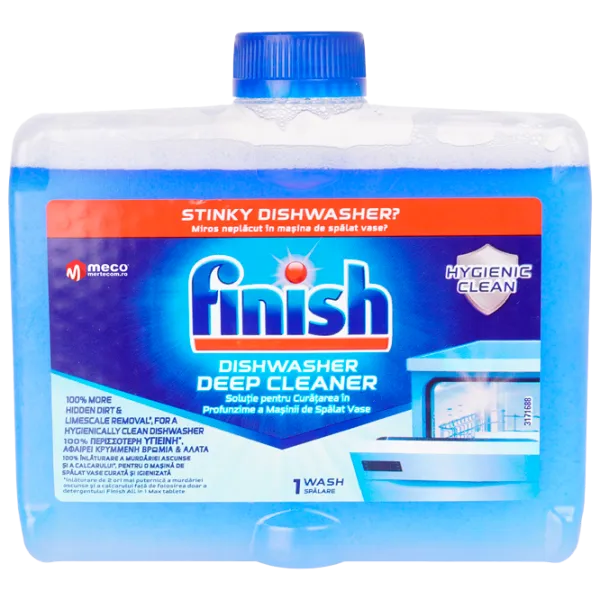 Soluție pentru mașină de spălat vase FINISH Hygienic Clean CI03894 pentru îndepartarea murdăriei photo 1