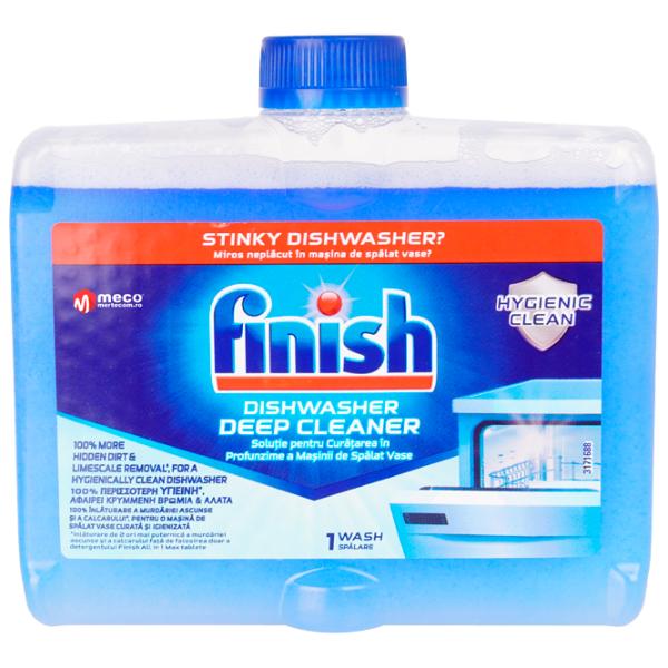 Soluție pentru mașină de spălat vase FINISH Hygienic Clean CI03894 pentru îndepartarea murdăriei photo 1