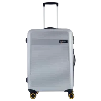 Чемодан National Geographic N-2004 105л/ Серебряный