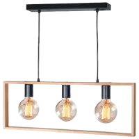 Люстра VESTA Wooden Frame SP3 60 Вт/ 3 цоколя - E27