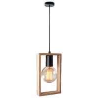 Люстра VESTA Wooden Frame SP1 60 Вт/ 1 цоколь - E27