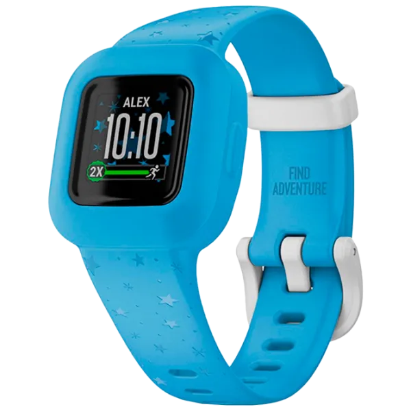 Ceas pentru copii Garmin Vivofit Jr.3 Blue Stars 0.55"/ Blue photo 1
