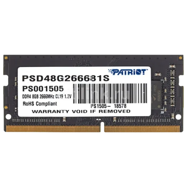 Оперативная память Patriot Signature Line PSD58G480041S SO-DIMM/ DDR5/ 8 ГБ photo 1