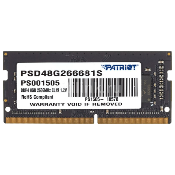 Оперативная память Patriot Signature Line PSD58G480041S SO-DIMM/ DDR5/ 8 ГБ photo 1