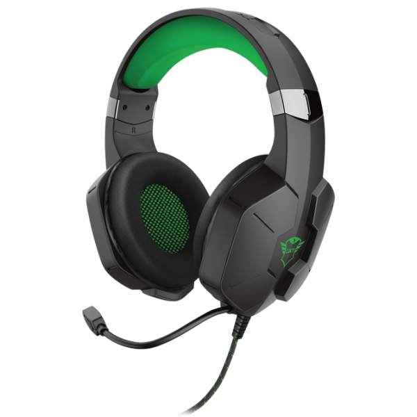 Наушники HeadsetTrust GXT323X Зелёный Черный Проводная/ Игровой photo 1