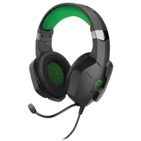 Наушники HeadsetTrust GXT323X Зелёный Черный Проводная/ Игровой