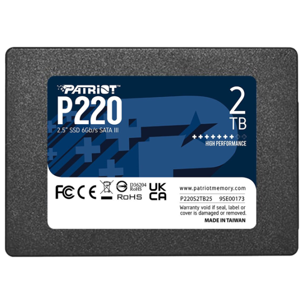 SSD Patriot P220 2 TB 2.5'' photo 1 SSD Patriot P220 2 TB 2.5'' photo 1