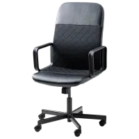 Fotoliu de birou Ikea Renberget Stofă/ Black