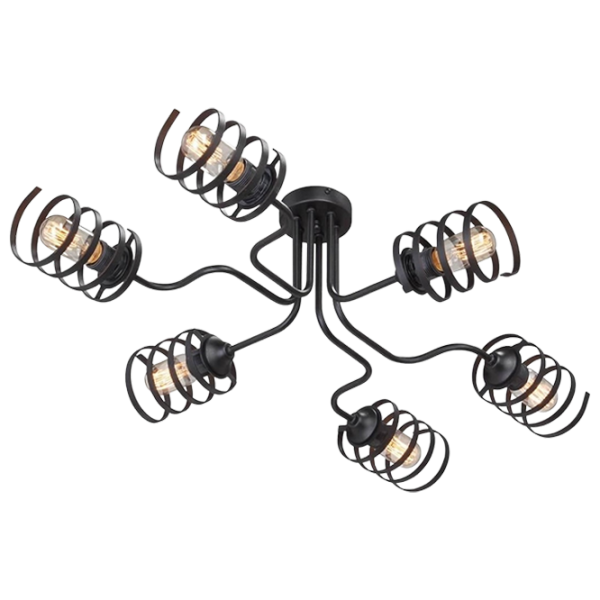 Люстра Vitaluce V4552-1/ 6PL 60 Вт/ 6 цоколя - E27 photo 1 Люстра Vitaluce V4552-1/ 6PL 60 Вт/ 6 цоколя - E27 photo 1