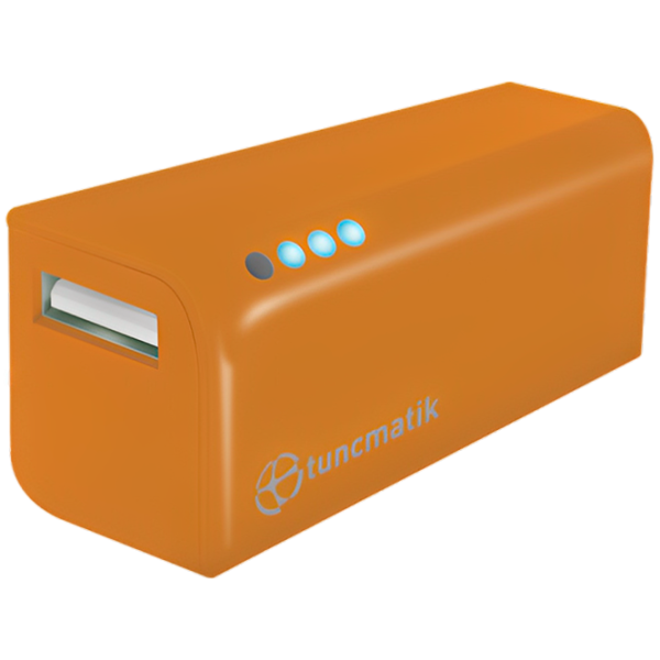 Power Bank Tuncmatik Mini Charge + Lightning Adapter 5000 mAh/ Orange photo 1