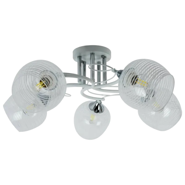 Lustră Hiper H208-5 60 W/ 5 socluri - E27 photo 1