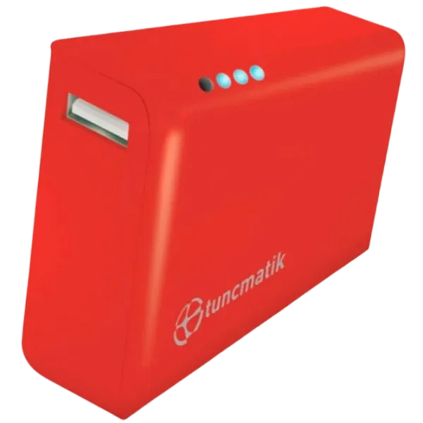 Power Bank Tuncmatik Mini Charge + Lightning Adapter 5000 mAh/ Red photo 1
