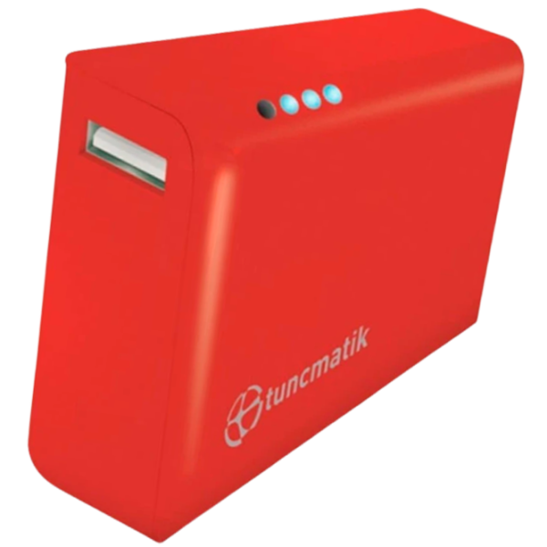 Power Bank Tuncmatik Mini Charge + Lightning Adapter 5000 mAh/ Red photo 1