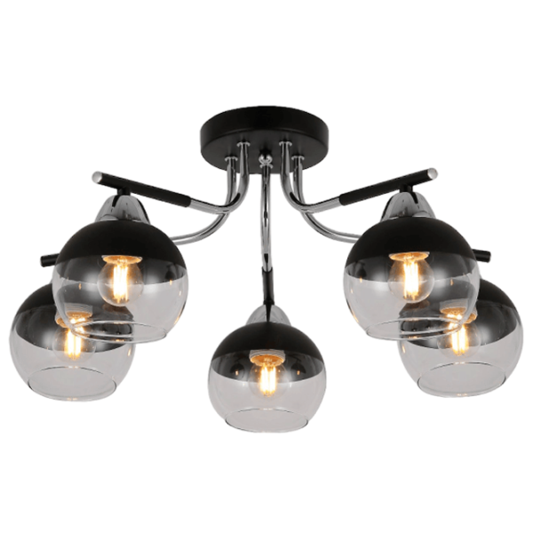 Lustră Hiper H181-5 60 W/ 5 socluri - E27 photo 1
