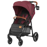 Детская коляска KinderKraft Grande 2020 5902533913190/ Бургундия