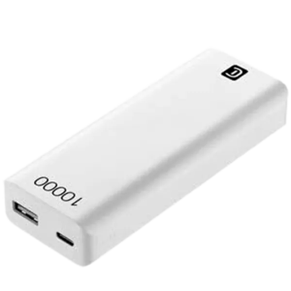 Power Bank Cellularline Slim USB C 10000 mAh/ White photo 1