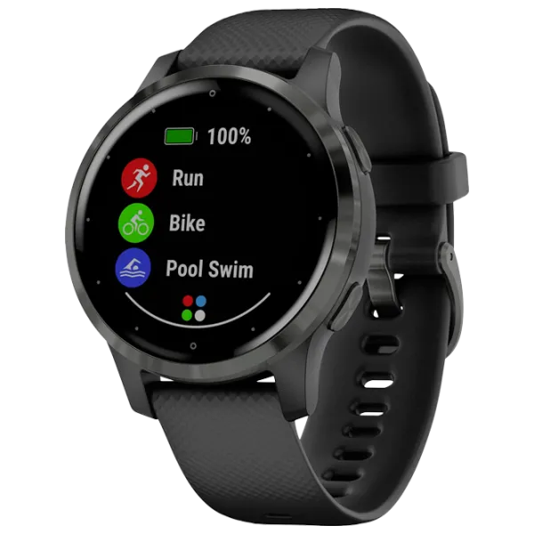 Ceas inteligent Garmin Vivoactive 4S 1.1"/ 010-02172-14/ Slate Gray photo 1