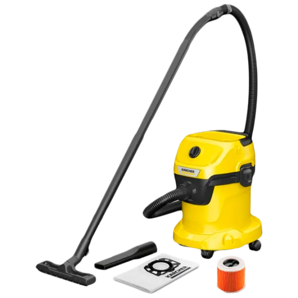 Промышленный пылесос KARCHER WD 3 V-15/ 4/ 20 1000 Вт/ Желтый photo 1