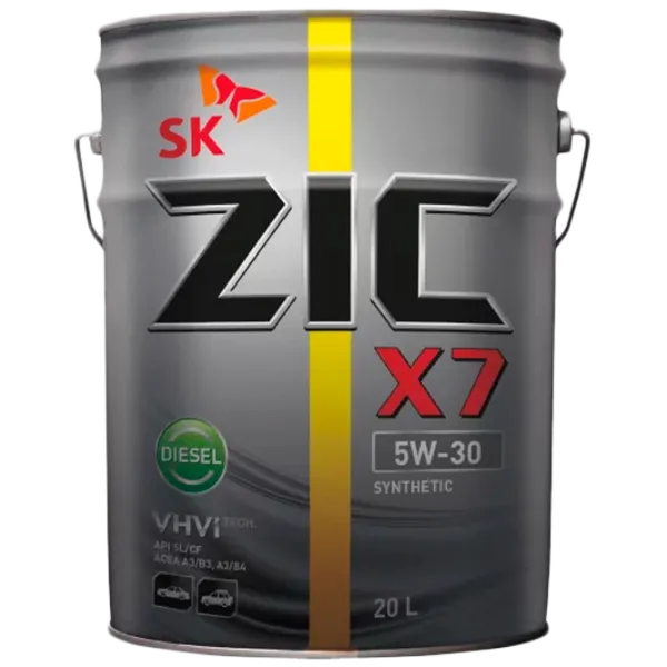 Ulei de motor ZIC X7 Diesel 5W-30 5W-30 20 l sintetic photo 1