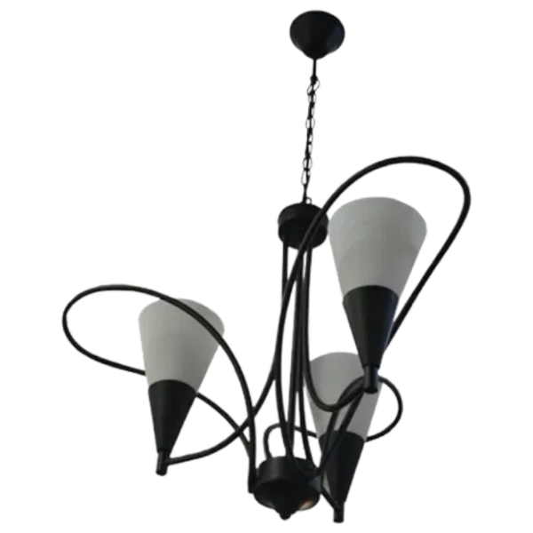 Люстра Elmos MX7724128-3-BK 40 Вт/ 3 цоколя - E14 photo 1 Люстра Elmos MX7724128-3-BK 40 Вт/ 3 цоколя - E14 photo 1