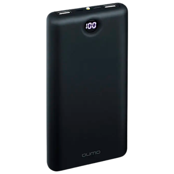 Power Bank Qumo PowerAid 20800 V2 20800 мАч/ Черный photo 1 Power Bank Qumo PowerAid 20800 V2 20800 мАч/ Черный photo 1