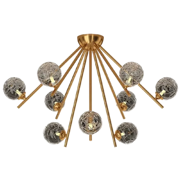 Lustră Elmos DC-CU-0001-9P 40 W/ 9 socluri - G9 photo 1 Lustră Elmos DC-CU-0001-9P 40 W/ 9 socluri - G9 photo 1