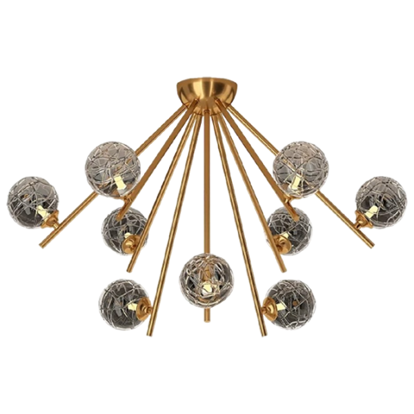 Lustră Elmos DC-CU-0001-9P 40 W/ 9 socluri - G9 photo 1 Lustră Elmos DC-CU-0001-9P 40 W/ 9 socluri - G9 photo 1