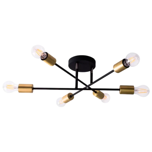 Lustră Trio Cross 40 W/ 6 socluri - E27 photo 1
